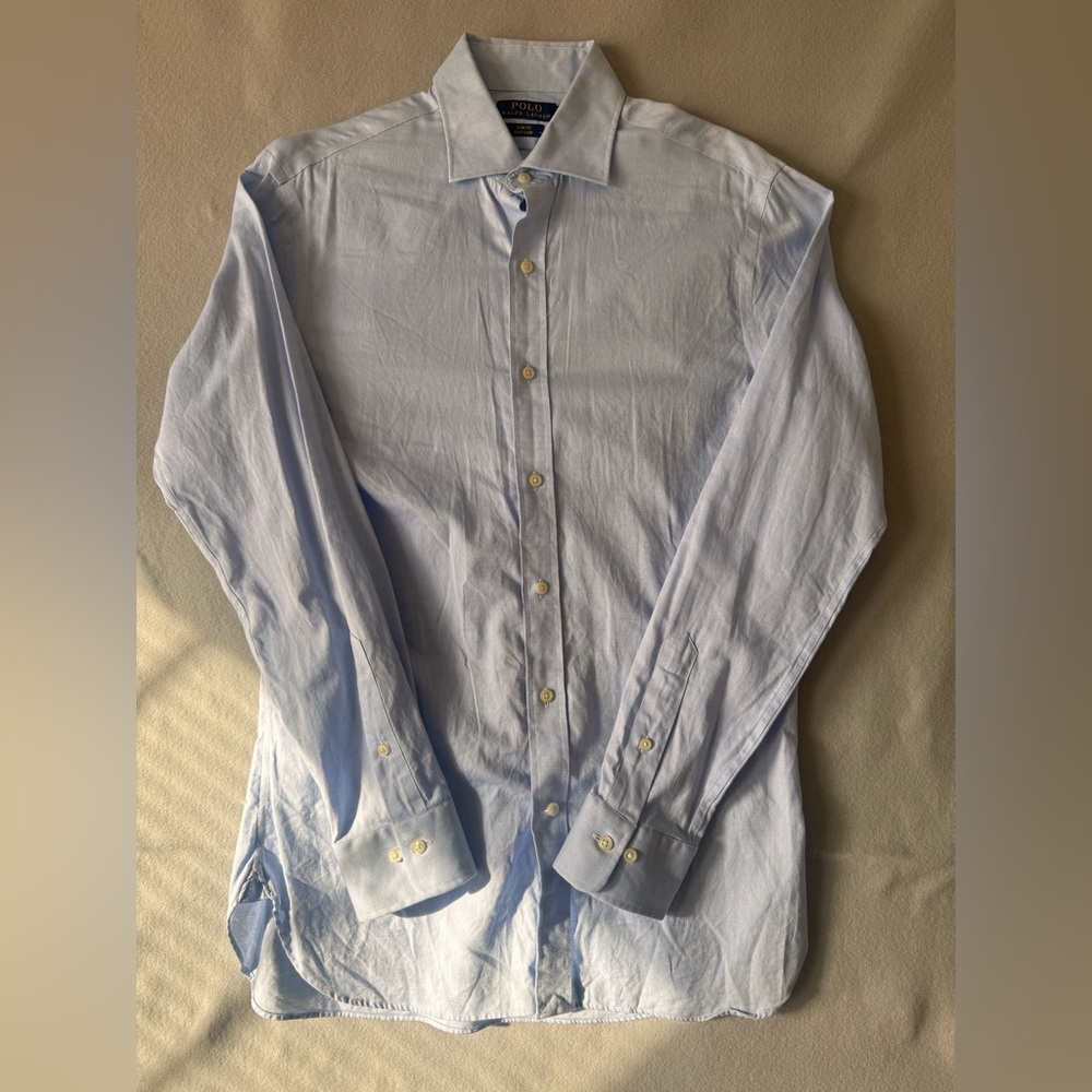 Ralph Lauren Men's Light Blue Dress Shirt